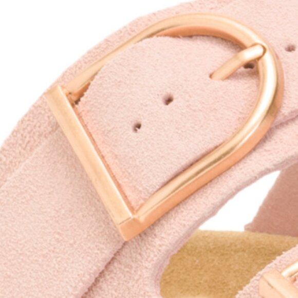 CUSHIONAIRE Legacy Ovrsized Buckle Double Strap Sandals - Picture 4 of 4